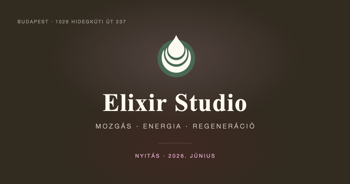 Elixir Studio — Hamarosan nyitunk